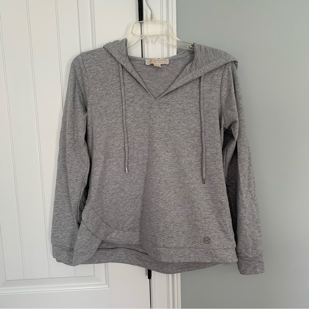 Michael Kors sweatshirt with hood- gray size M